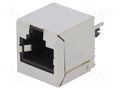 Connector: RJ45; socket; PIN: 8; Cat: 6; shielded; 8p8c; THT; straight ENCITECH RJJS88142E7V036