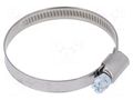 Worm gear clamp; W: 9mm; Clamping: 40÷60mm; chrome steel AISI 430 MPC INDUSTRIES MPC-D2040