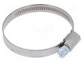 Worm gear clamp; W: 9mm; Clamping: 40÷60mm; chrome steel AISI 430 MPC INDUSTRIES MPC-D2040