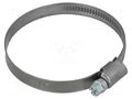 Worm gear clamp; W: 9mm; Clamping: 50÷70mm; chrome steel AISI 430 MPC INDUSTRIES MPC-D2050