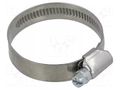 Worm gear clamp; W: 12mm; Clamping: 32÷50mm; DD; W2; DIN 3017 MPC INDUSTRIES MPC-DD2032