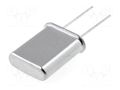 Resonator: quartz; 12.288MHz; ±30ppm; 16pF÷30pF; THT; HC49/U YIC 12.288M-HC49