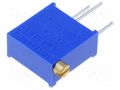 Potentiometer: mounting; multiturn; 500Ω; 500mW; THT; ±10%; linear BOURNS 3296Z-1-501LF