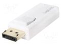 Adapter; DisplayPort plug,HDMI socket; white LOGILINK CV0100