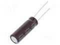 Capacitor: electrolytic; low ESR; THT; 2200uF; 6.3VDC; Ø10x30.5mm NICHICON UPM0J222MPD