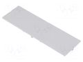 Front panel; with frame,with holder; grey ITALTRONIC IT-P05080201P.BL