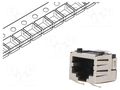 Connector: RJ45; socket; PIN: 8; Cat: 5; shielded; 8p8c; SMT ENCITECH RJJS88SMTWF