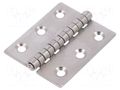 Hinge; Width: 60mm; A2 stainless steel; H: 50mm KRAFTBERG ZAW-D-50X60X1.5-A2