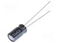 Capacitor: electrolytic; THT; 33uF; 6.3VDC; Ø5x9mm; Pitch: 2mm; ±20% NICHICON URS0J330MDD