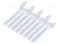 Fiber for LED; Ø3mm; L: 30mm; No.of mod: 8; round; Front: flat MENTOR 1272.1028