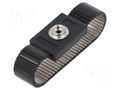 Wristband; ESD; Features: wristband is easily adjusted to wrist ELME BAND-BLACKTOUCH10