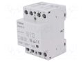 Contactor: 4-pole installation; 40A; 230VAC; NC + NO x3; IKA ISKRA IKA40-31/230V