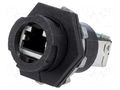 Coupler; PIN: 8; Cat: 5e; shielded; gold-plated; 8p8c MOLEX MX-84700-0001