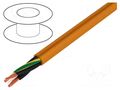 Wire: motor; chainflex® CF885; 4G2.5mm2; PVC; orange; stranded; Cu IGUS CF885.25.04