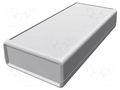 Enclosure: with panel; with flap on baterries; 1593; X: 66mm; ABS HAMMOND HM-1593YTBU