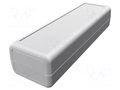 Enclosure: with panel; 1593; X: 36mm; Y: 114mm; Z: 26mm; ABS; black HAMMOND HM-1593DGY