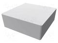 Enclosure: multipurpose; X: 188mm; Y: 188mm; Z: 67mm; 1590; aluminium HAMMOND HM-1590FBK