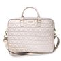 Guess Quilted bag for a 16&quot; laptop - pink, Guess 3700740469316 3700740469316