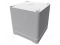 Enclosure: multipurpose; X: 90mm; Y: 90mm; Z: 90mm; 1555; ABS; grey HAMMOND HM-1555EEGY