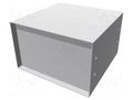 Enclosure: with panel; vented; 1458; X: 203mm; Y: 203mm; Z: 127mm HAMMOND HM-1458VD5B