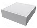 Enclosure: with panel; 1455; X: 165mm; Y: 160mm; Z: 51mm; aluminium HAMMOND HM-1455T1601BU