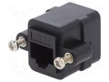 Coupler; socket; PIN: 8; Cat: 5e; unshielded; 8p8c; RJ45 socket x2 LOGILINK LOG-NP0098