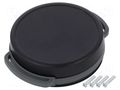 Enclosure: multipurpose; Z: 13mm; black; SUI-TEK; with holder TEKO SUI-TEK2A.29