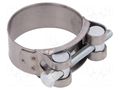 T-bolt clamp; W: 22mm; Clamping: 44÷47mm; chrome steel AISI 430; S MPC INDUSTRIES MPC-S2044