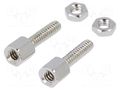 Set of screws for D-Sub; UNC 4-40; Spanner: 4.75mm NINIGI UNC4/16