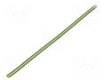 Heat shrink sleeve; glueless; 2: 1; 2.4mm; L: 1m; yellow-green CYG/KTG CB-HFT2.4/1M-YG