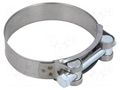 T-bolt clamp; W: 24mm; Clamping: 86÷91mm; chrome steel AISI 430; S MPC INDUSTRIES MPC-S2086