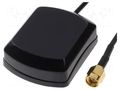 Antenna; automotive; GPS; SMA-A; SMA male; 5m; magnet ESOL ANT.GPS.SMA-A