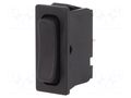 ROCKER; SPDT; Pos: 3; ON-OFF-ON; 6A/250VAC; black; IP40; none; 1838 Marquardt 1838.1502