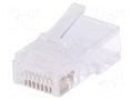 Connector: RJ45; plug; PIN: 8; unshielded; gold-plated; 8p8c; male LOGILINK LOG-MP0020
