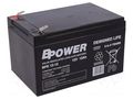 Re-battery: acid-lead; 12V; 12Ah; AGM; maintenance-free; 3.8kg; BPE BPOWER ACCU-BPE12-12/BP