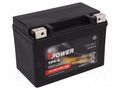 Re-battery: acid-lead; 12V; 8Ah; AGM; maintenance-free,left + BPOWER ACCU-YP9-4/BP