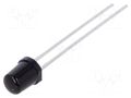 IR transmitter; 5mm; 860nm; black; 55mW; 30°; 1.5÷2.4VDC; THT; 100mA ams OSRAM SFH4557