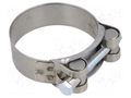 T-bolt clamp; W: 22mm; Clamping: 56÷59mm; chrome steel AISI 430; S MPC INDUSTRIES MPC-S4056