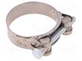 T-bolt clamp; W: 22mm; Clamping: 60÷63mm; chrome steel AISI 430; S MPC INDUSTRIES MPC-S4060