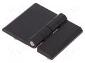 Hinge; Width: 63mm; zinc and aluminium alloy; black; H: 50mm RST ROZTOCZE 3.509.32