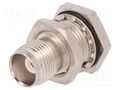 Connector: TNC; socket; female; straight; 50Ω; crimped; gold-plated TELEGÄRTNER J01011A0061