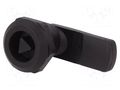 Lock; polyamide; 12mm; Key code: T9; Features: without key RST ROZTOCZE M22-3-7.12-T9.718