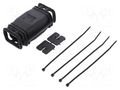 Gel cable joint; BREAK 30; polypropylene PP; IP68; black; Y: 100mm MOREK MBG0030A24