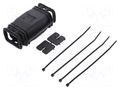 Gel cable joint; BREAK 30; polypropylene PP; IP68; black; Y: 100mm MOREK MBG0030A24