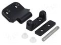 Hinge; Width: 48mm; zinc and aluminium alloy; black; H: 45mm RST ROZTOCZE 3.519.04.03