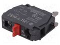 Contact block; 22mm; Harmony XB5; for back plate; Contacts: NC SCHNEIDER ELECTRIC ZENL1121