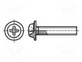Screw; with flange; M5x16; 0.8; Head: button; Phillips; PH2; steel BOSSARD B5X16/BN4825