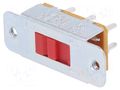 Switch: slide; Pos: 2; DPDT; 3A/250VAC; ON-ON; screw,THT; SL13B CANAL ELECTRONIC SL13B-022AMF10