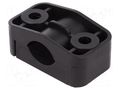 Fixing clamp; Cable P-clips; ØBundle : 17÷27mm; polyamide; black RST ROZTOCZE 4.460.001