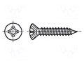 Screw; 2.9x16; Head: countersunk; Phillips; PH1; ISO 7051; BN 697 BOSSARD B2.9X16/BN697
